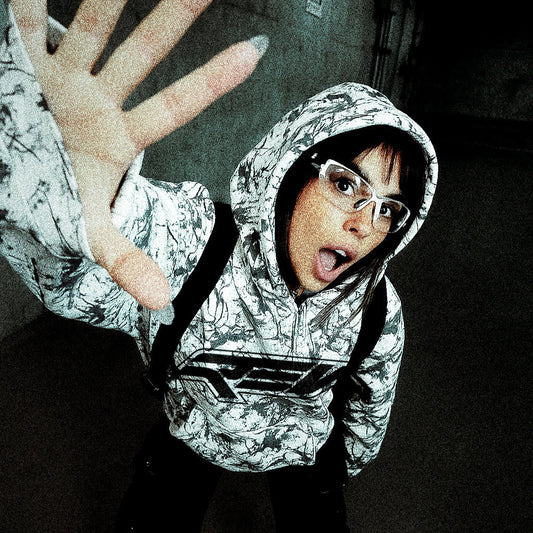 ARCTIC CAMO OVERSIZED HOODIE