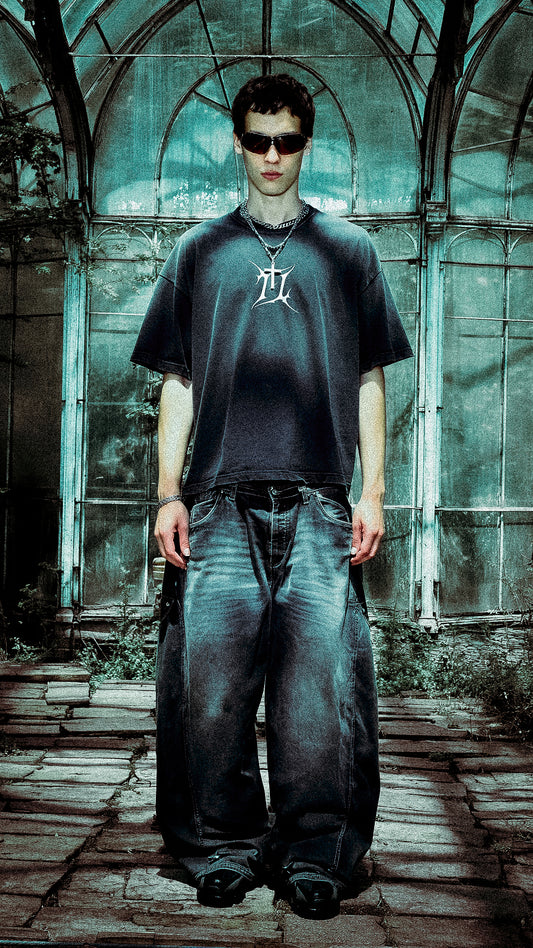 CYBER ICON FRAYED TEE