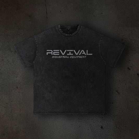 REVIVAL INDUSTRIES OVERSIZED FRAYED TEE