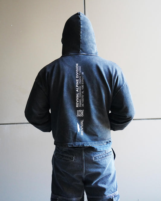 The Stag Cropped Hoodie