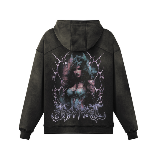 THE EMPRESS OVERSIZED FADED HOODIE