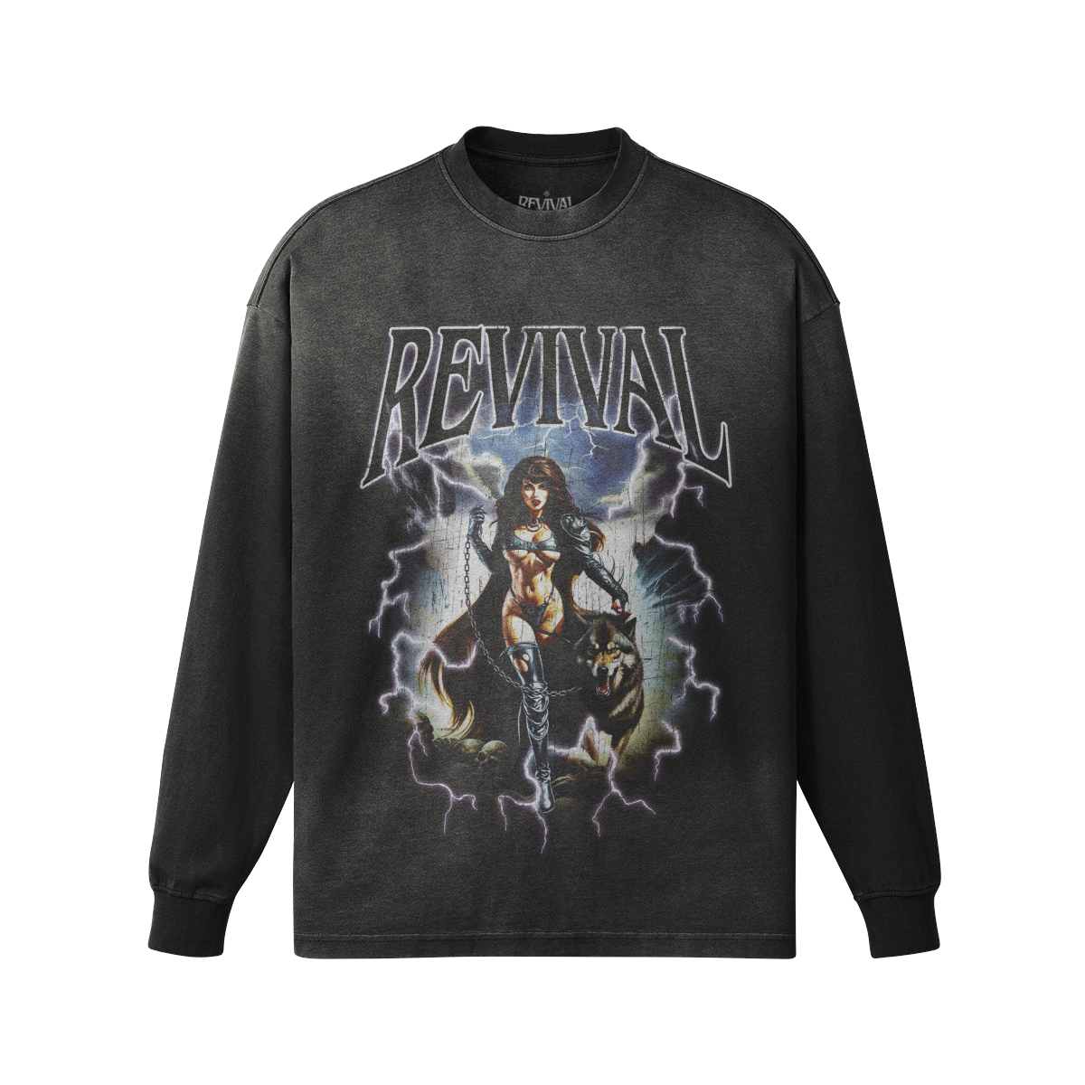 DEATH WALKER FADED SWEATSHIRT