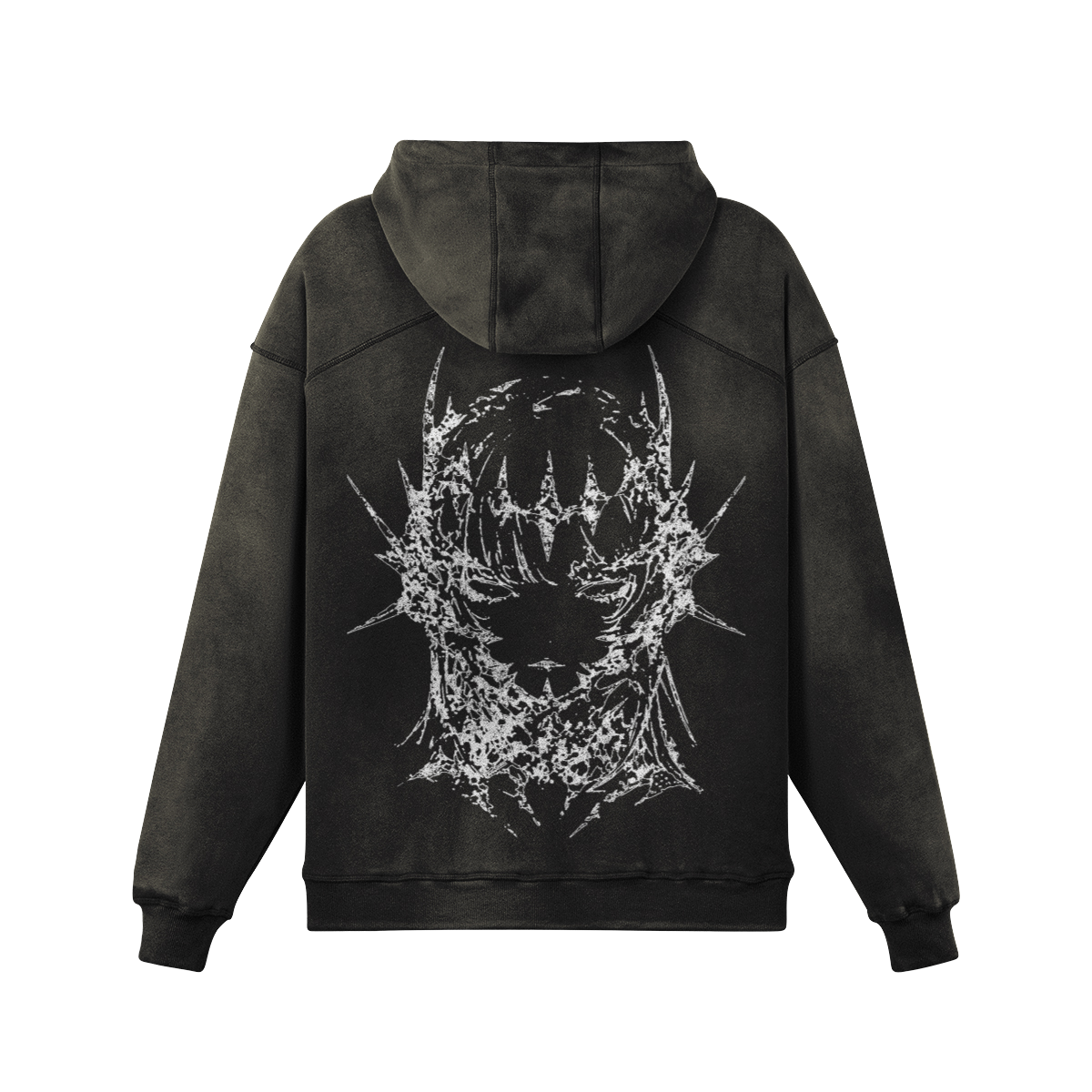 LA REYNA OVERSIZED FADED HOODIE