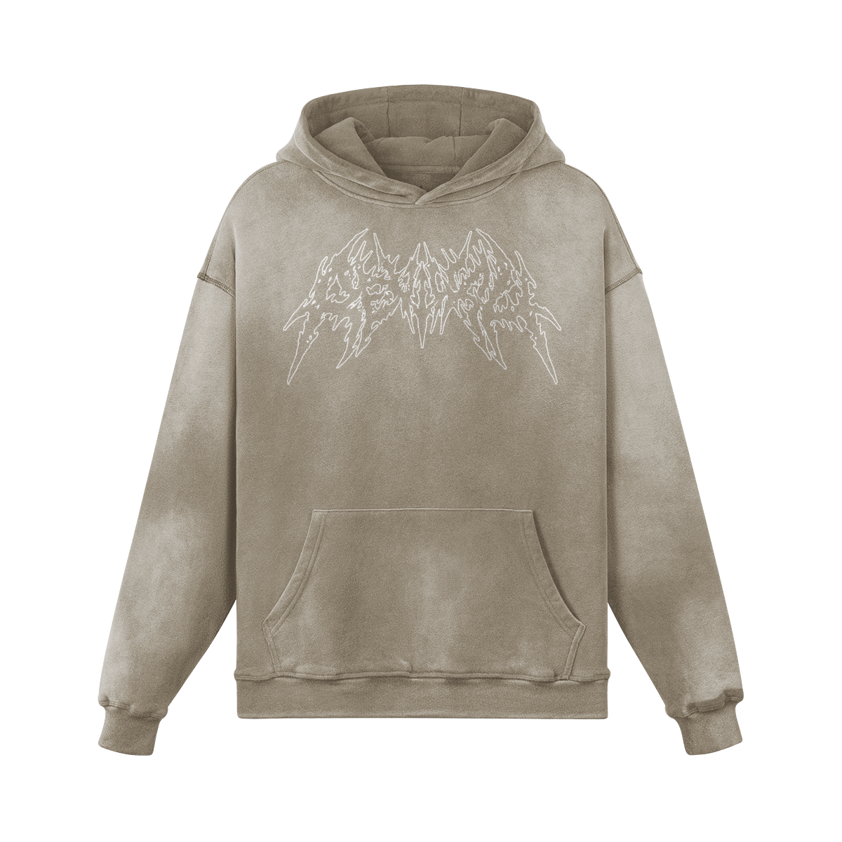 LA REYNA OVERSIZED FADED HOODIE