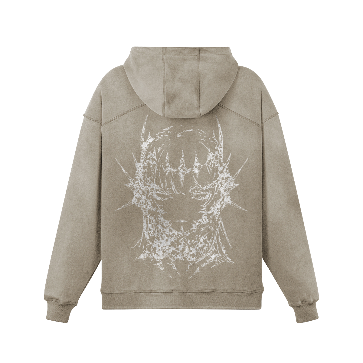 LA REYNA OVERSIZED FADED HOODIE