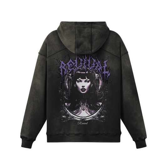 ENHANCED OVERSIZED FADED HOODIE