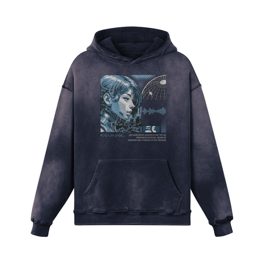 ELECTRA OVERSIZED FADED HOODIE