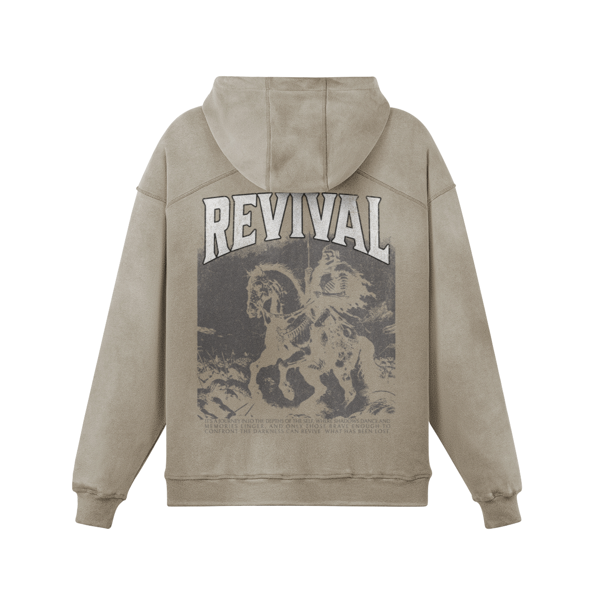 LAST RIDE OVERSIZED FADED HOODIE