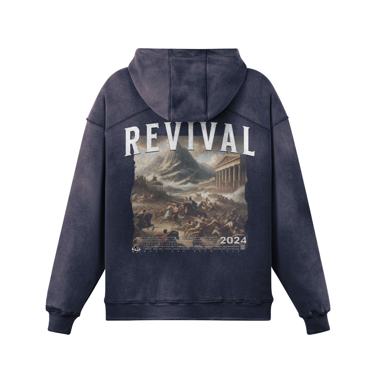 OLYMPUS OVERSIZED FADED HOODIE