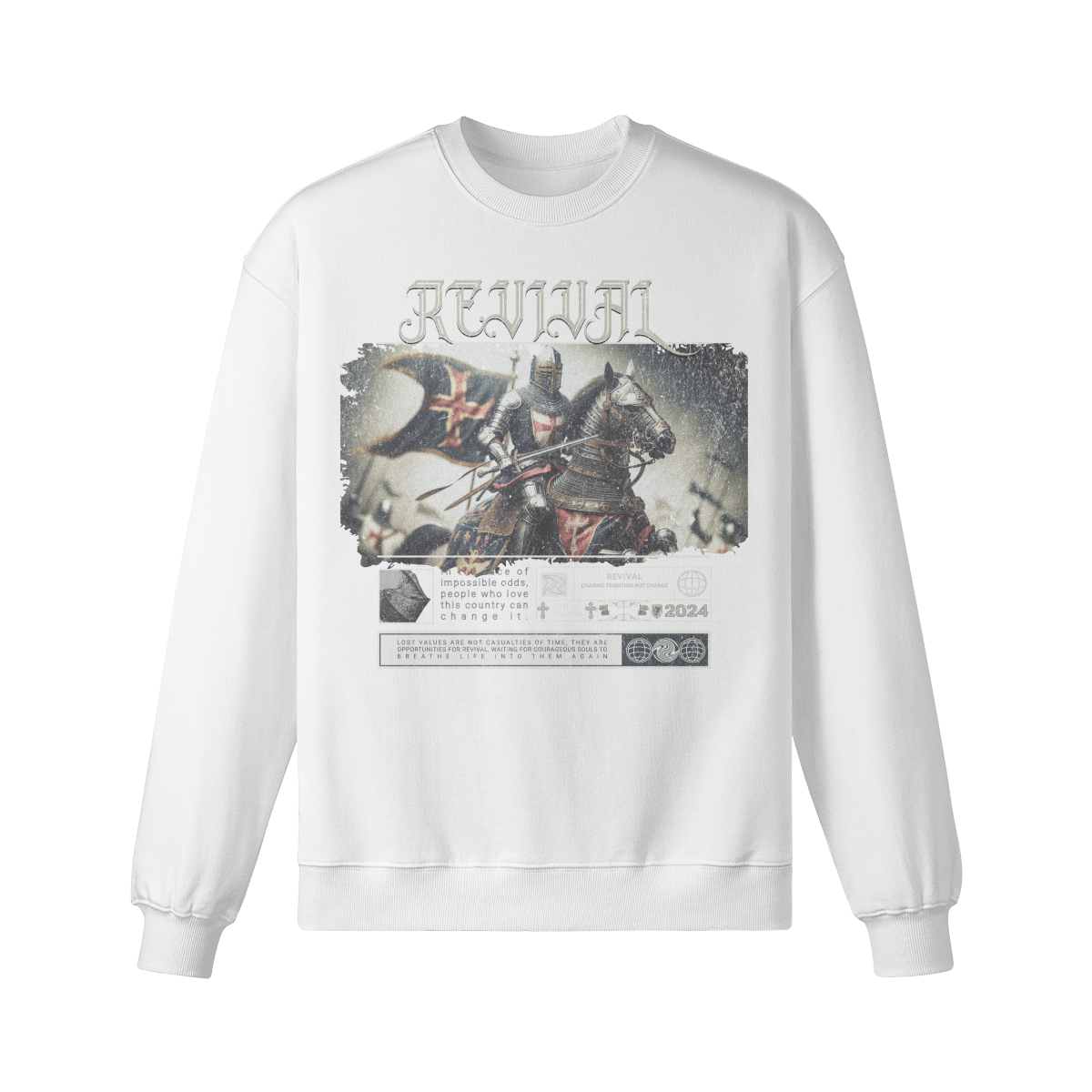 CRUSADER OVERSIZED SWEATSHIRT