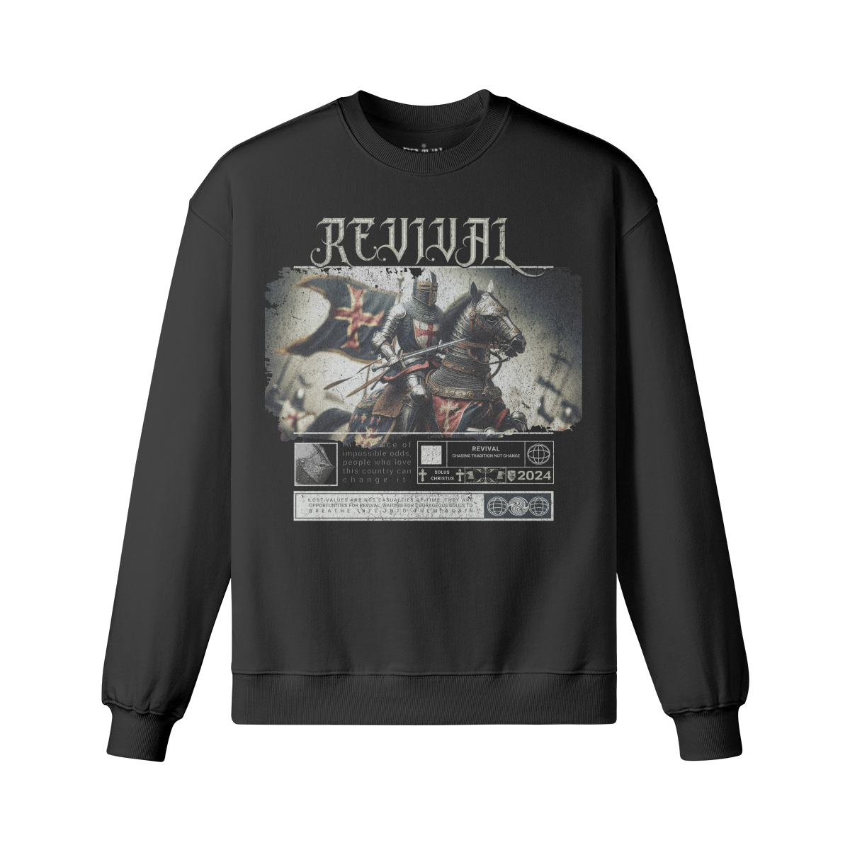 CRUSADER OVERSIZED SWEATSHIRT