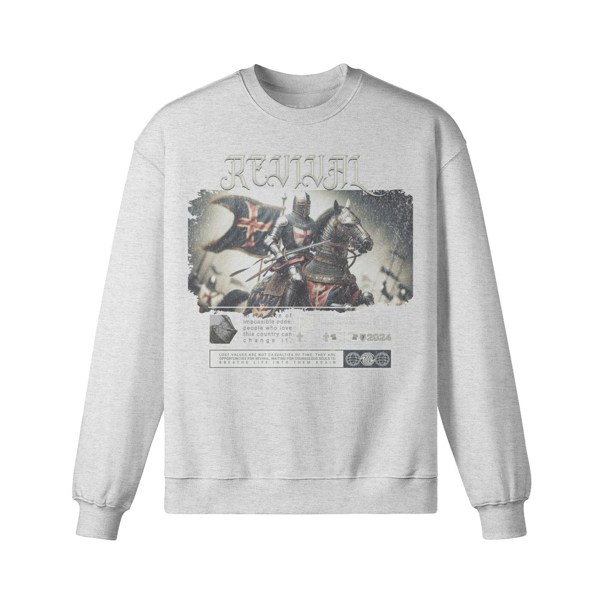 CRUSADER OVERSIZED SWEATSHIRT