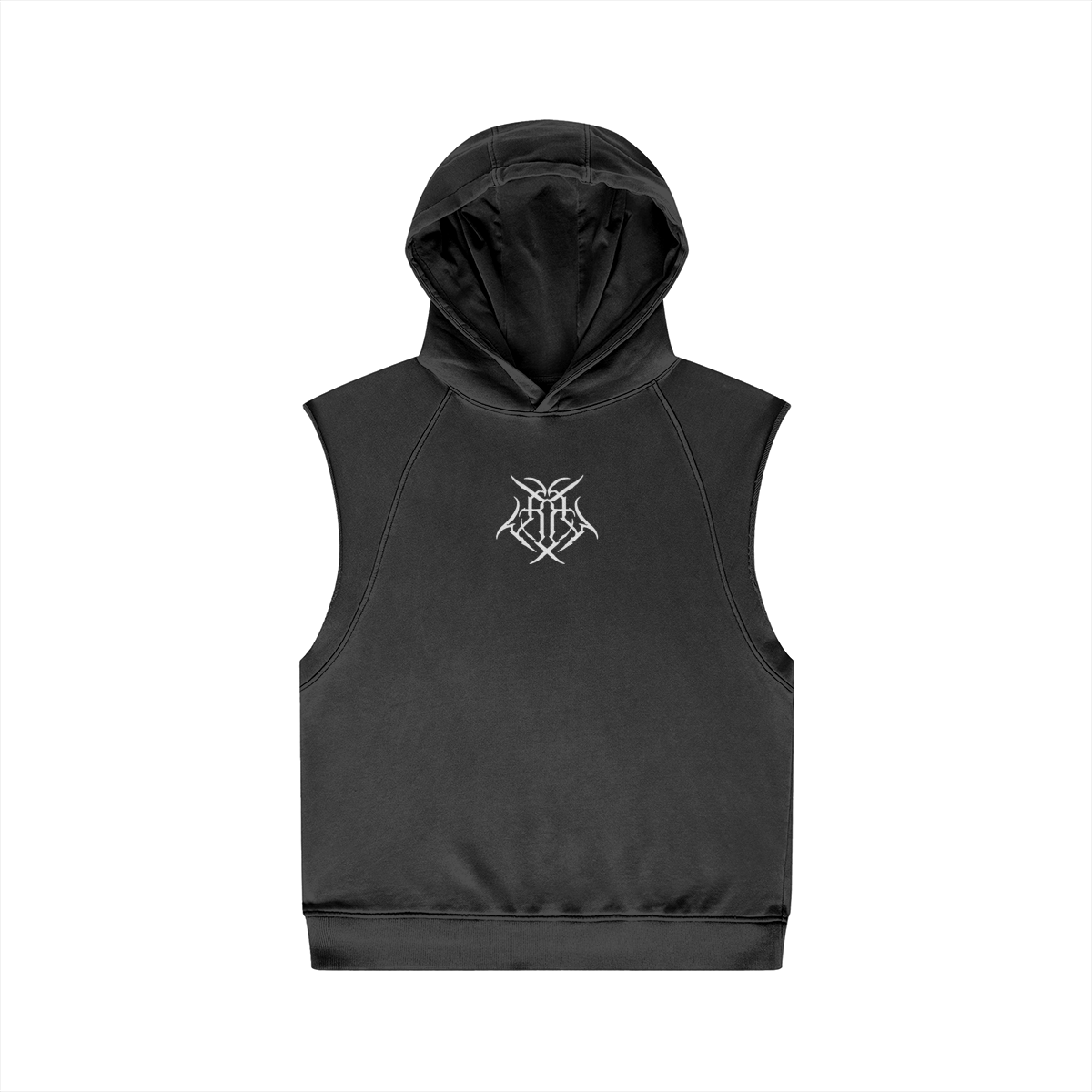 LOGO PREMIUM SLEEVELESS HOODIE