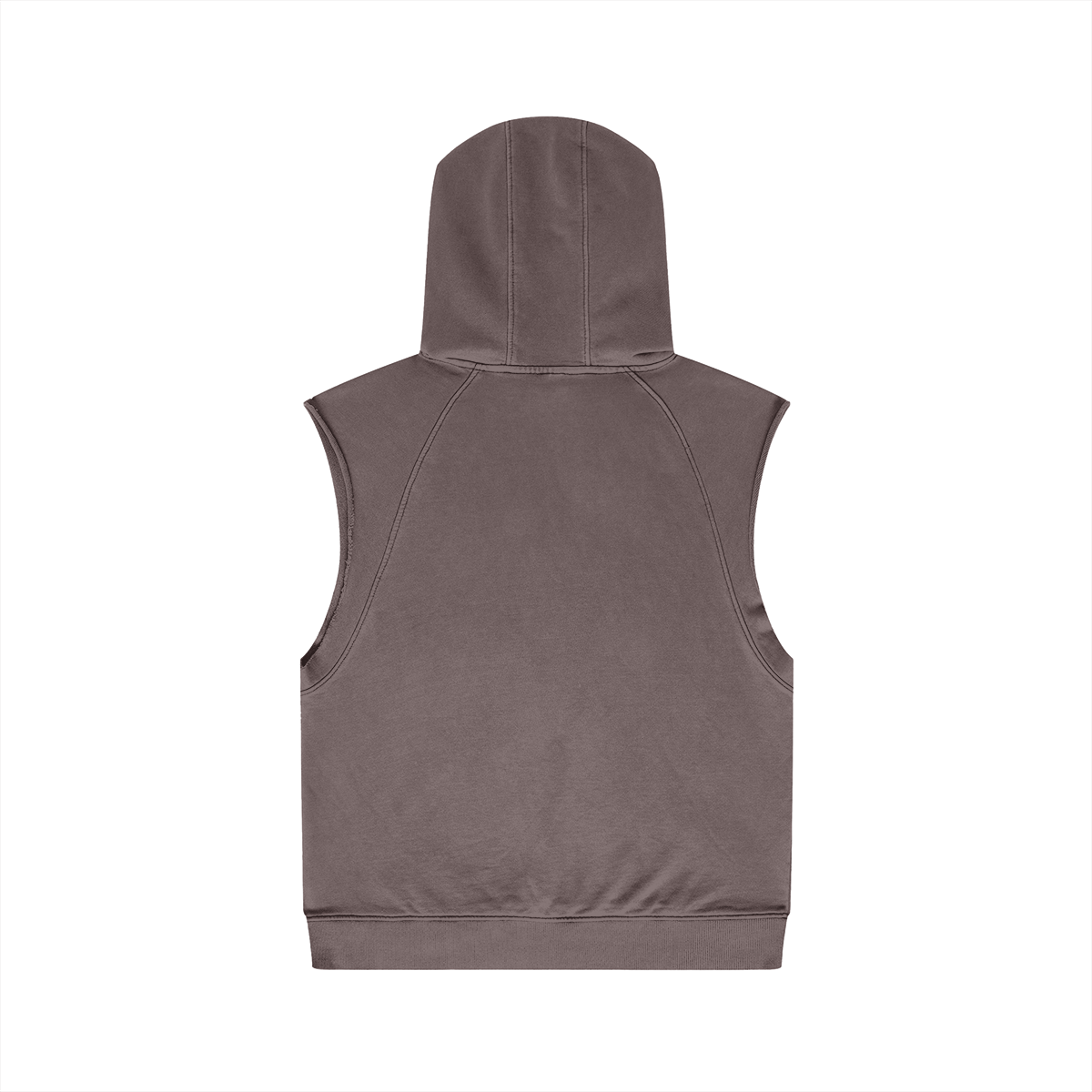 LOGO PREMIUM SLEEVELESS HOODIE