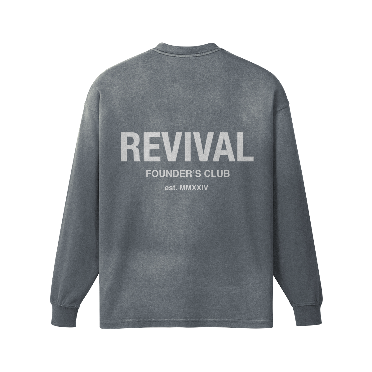 FOUNDERS CLUB LOGO FADED LONGSLEEVE