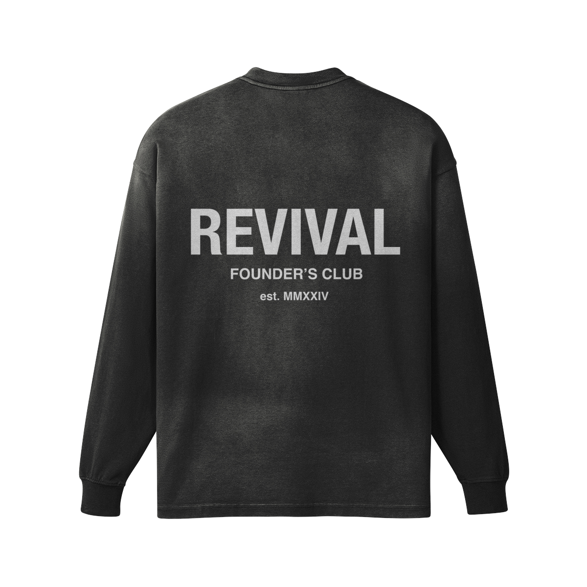 FOUNDERS CLUB LOGO FADED LONGSLEEVE