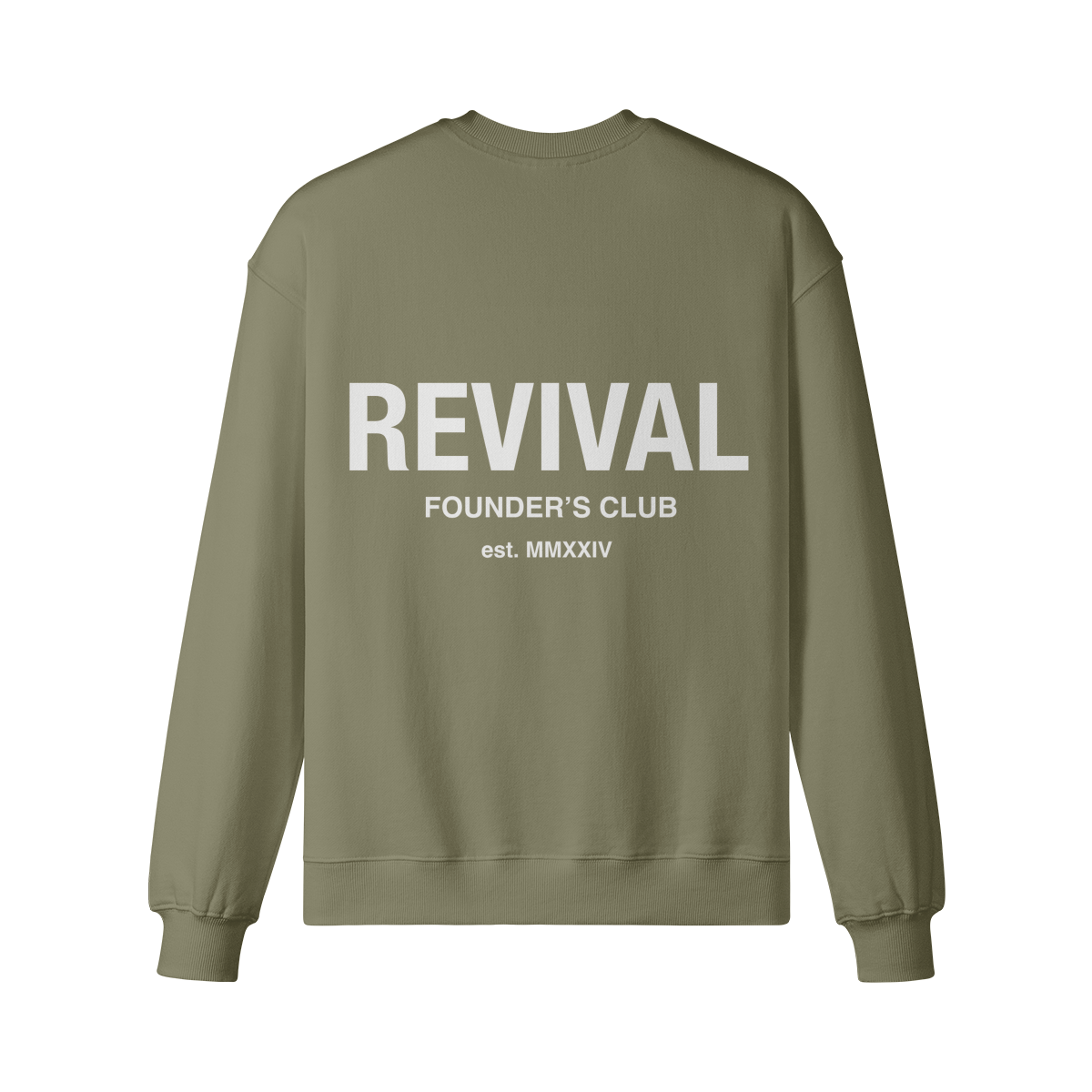 FOUNDERS CLUB LOGO OVERSIZED SWEATSHIRT