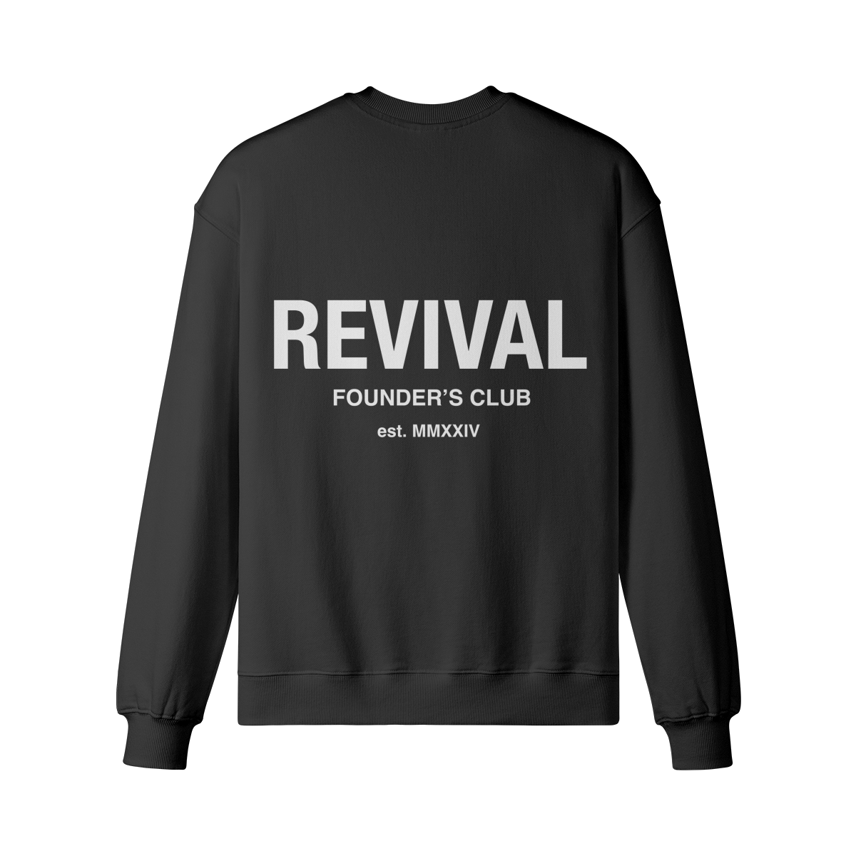 FOUNDERS CLUB LOGO OVERSIZED SWEATSHIRT