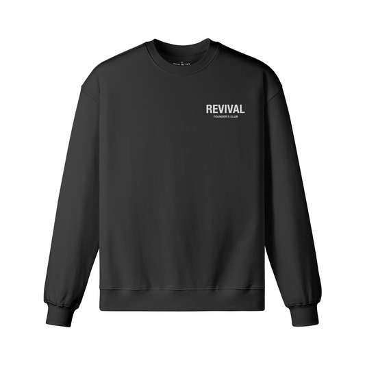 FOUNDERS CLUB LOGO OVERSIZED SWEATSHIRT