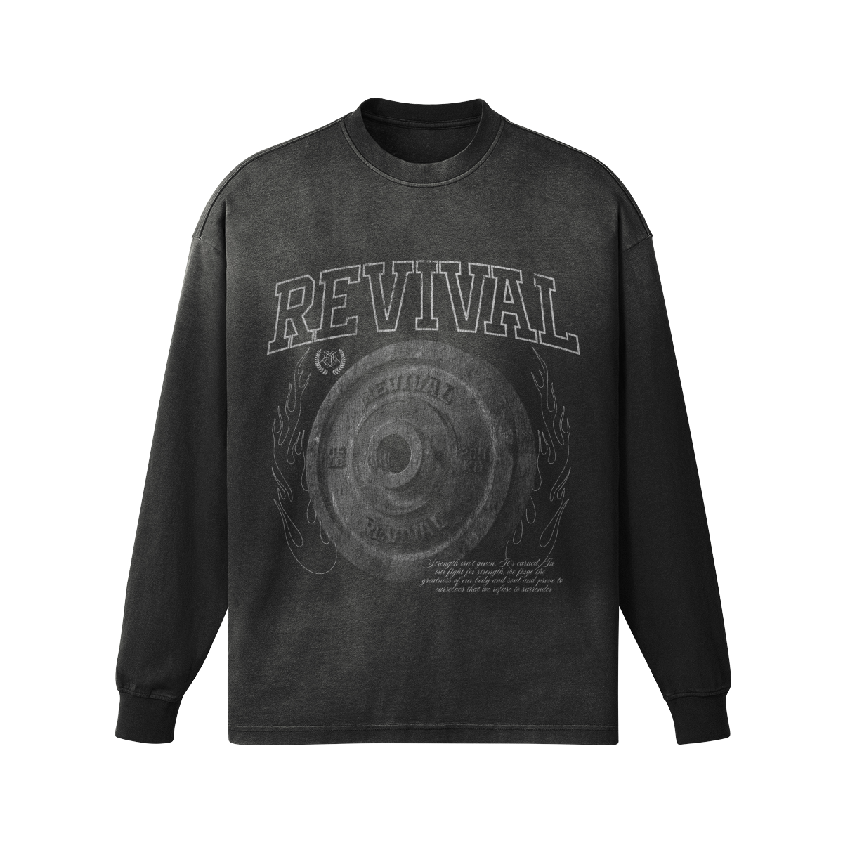 PLATE FADED LONGSLEEVE