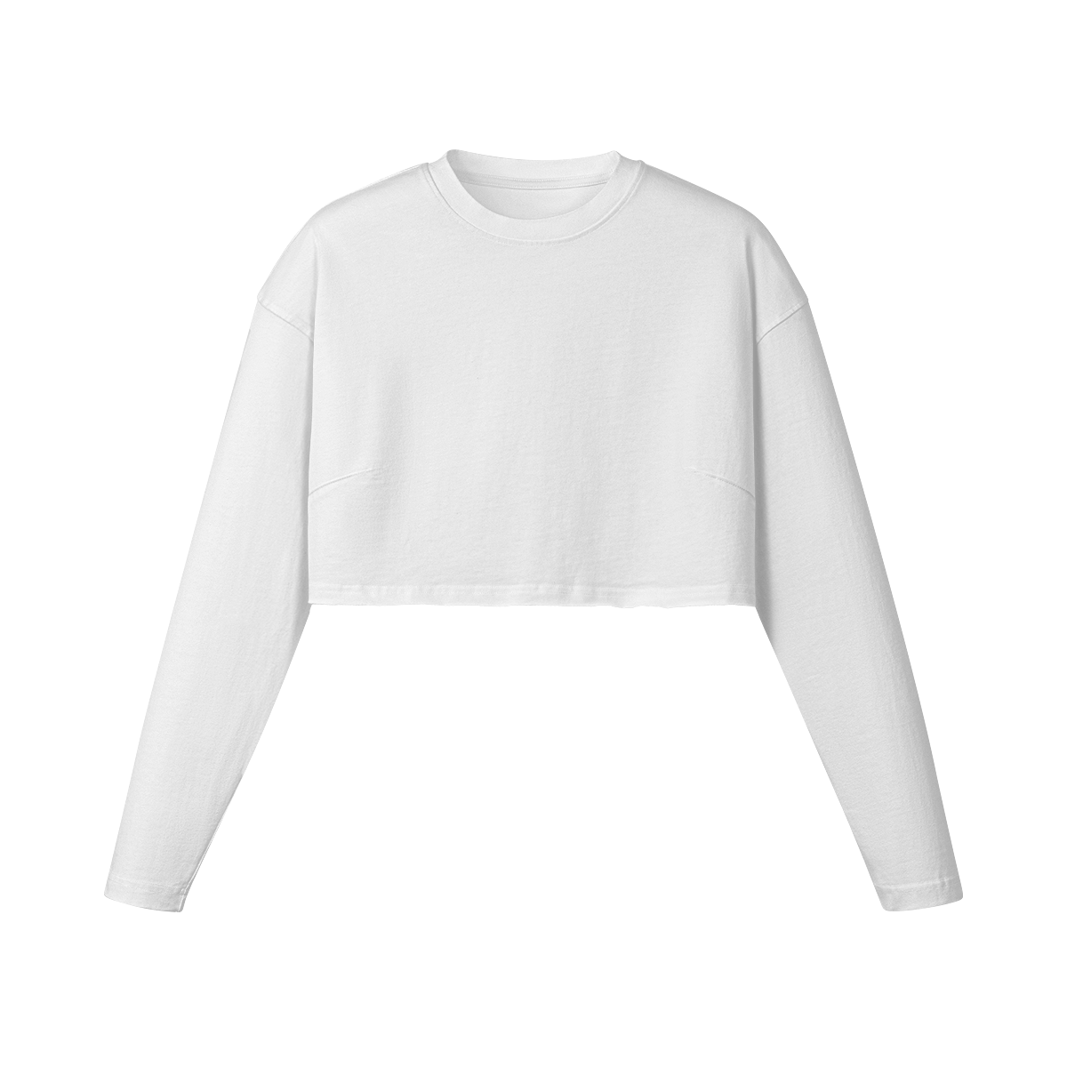 BLANK FADED CROPPED TEE