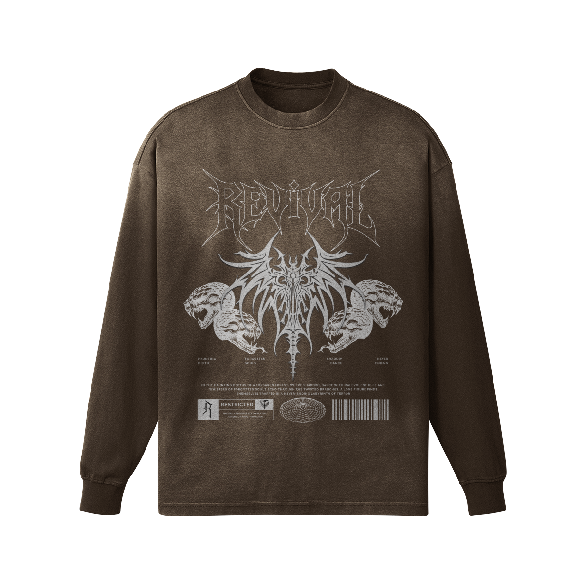 NIGHTMARE FADED LONGSLEEVE