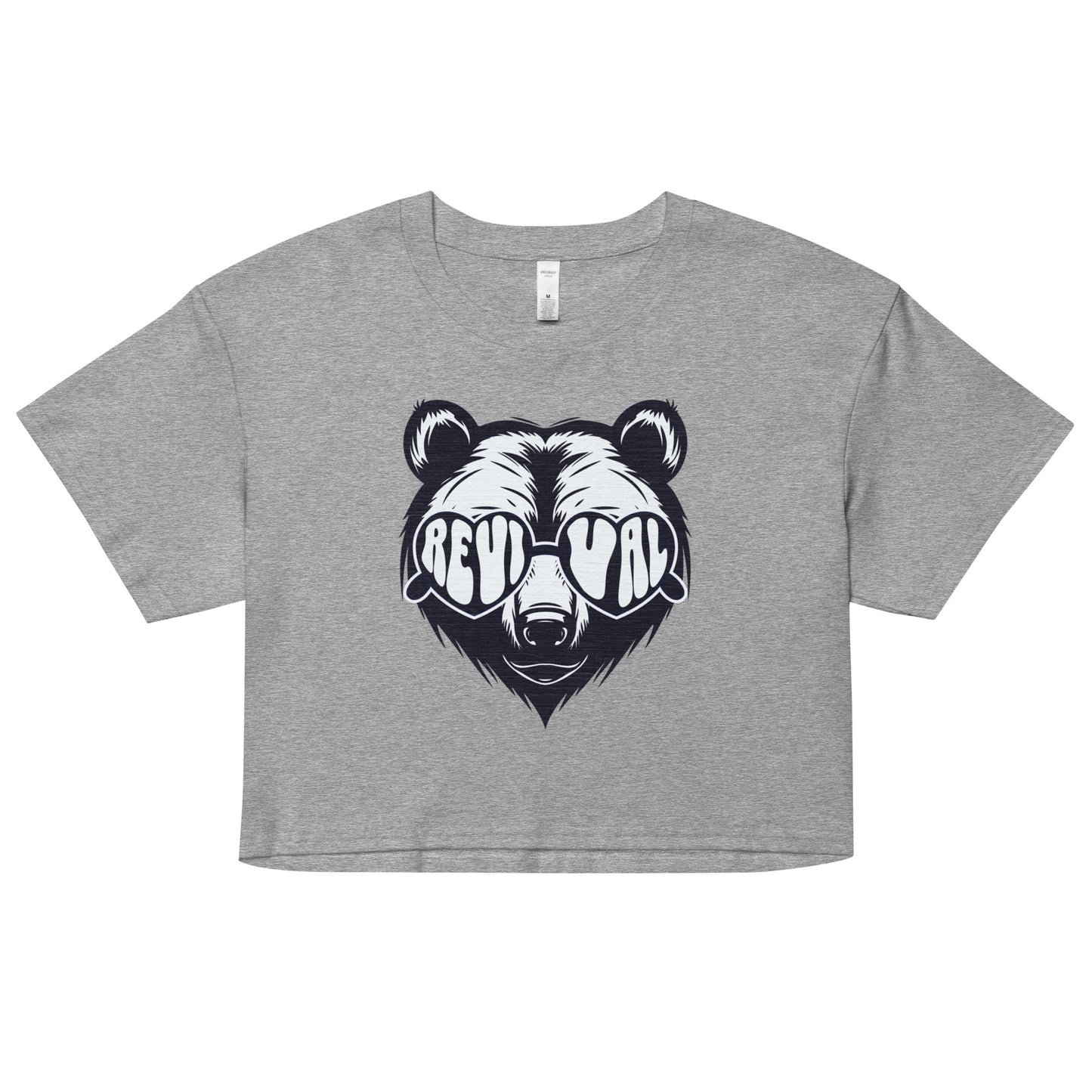 BEAR LOGO CROPPED TEE