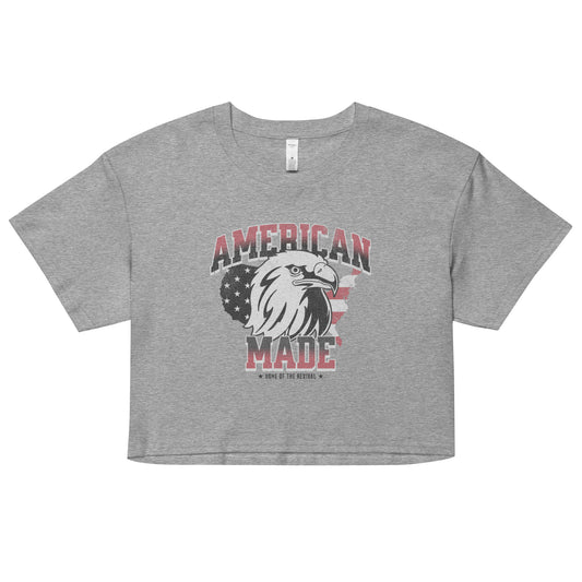 AMERICAN MADE CROPPED TEE