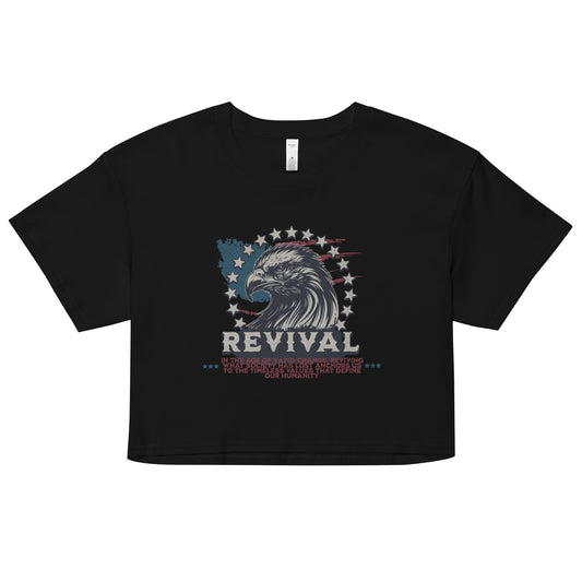 WESTERN REVIVAL CROPPED TEE