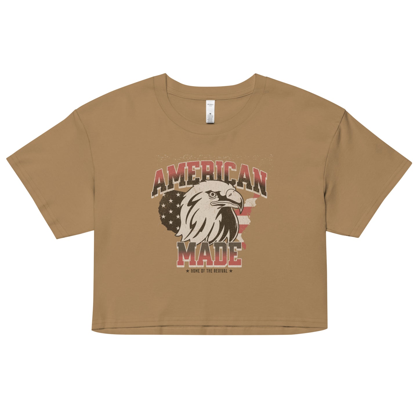 AMERICAN MADE CROPPED TEE