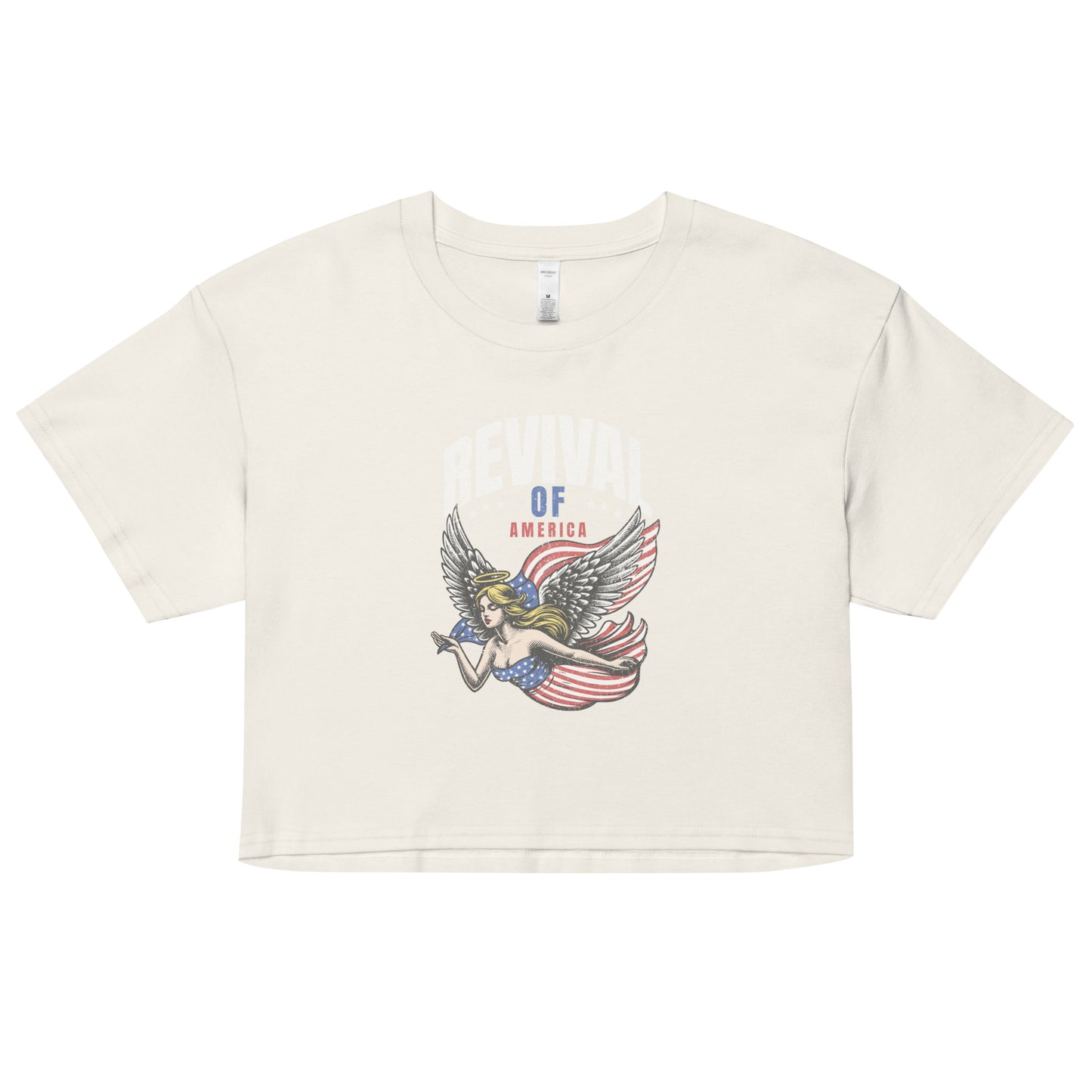 ANGELS WINGS CROPPED TEE