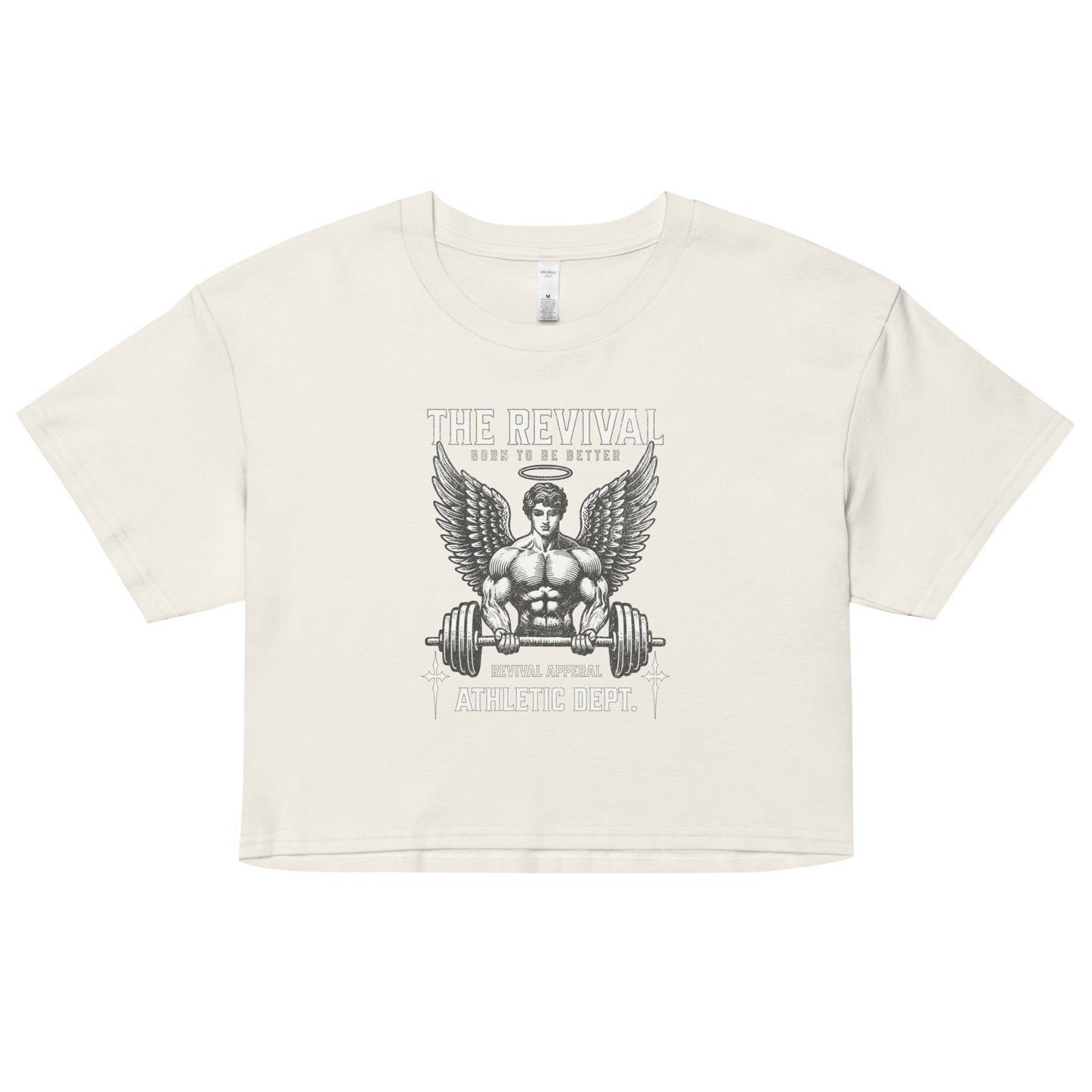 ANGELS STRENGTH CROPPED TEE