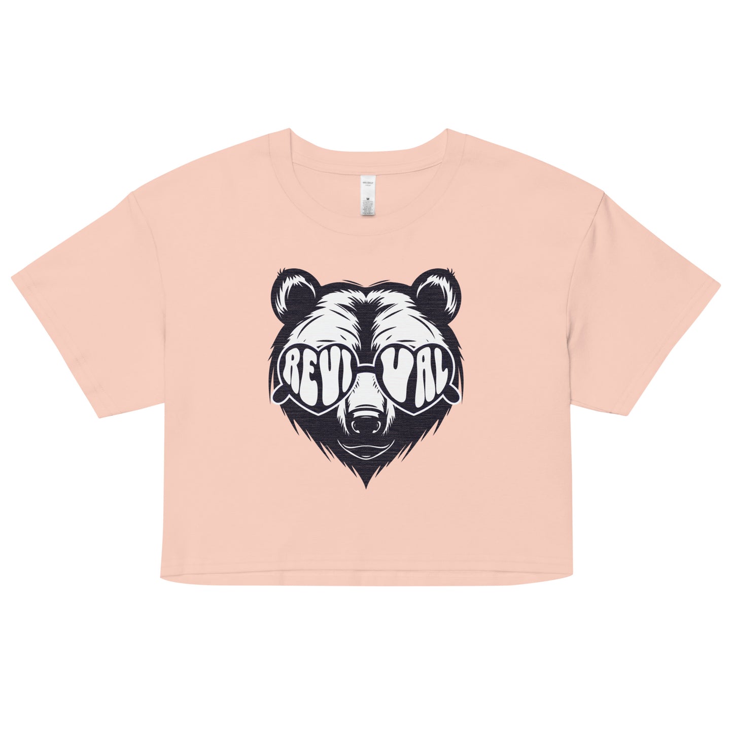 BEAR LOGO CROPPED TEE