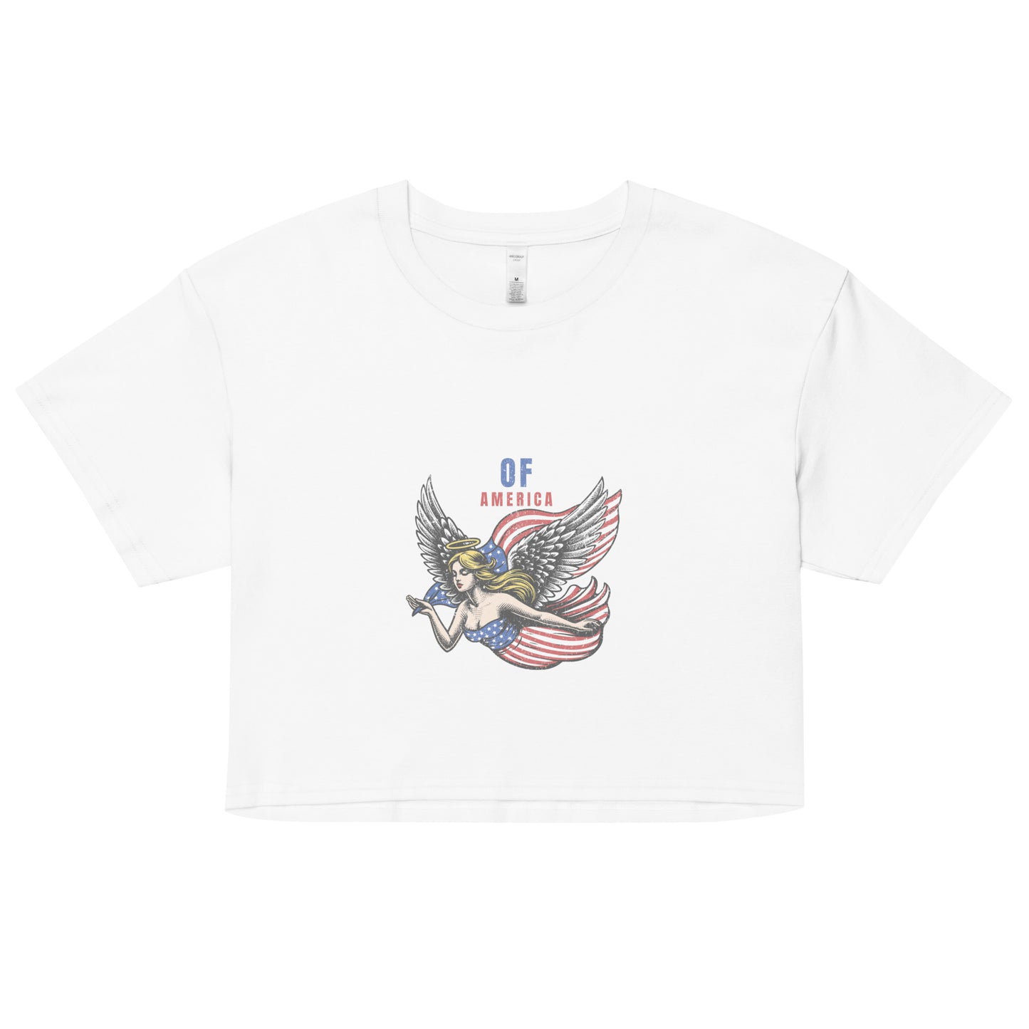 ANGELS WINGS CROPPED TEE