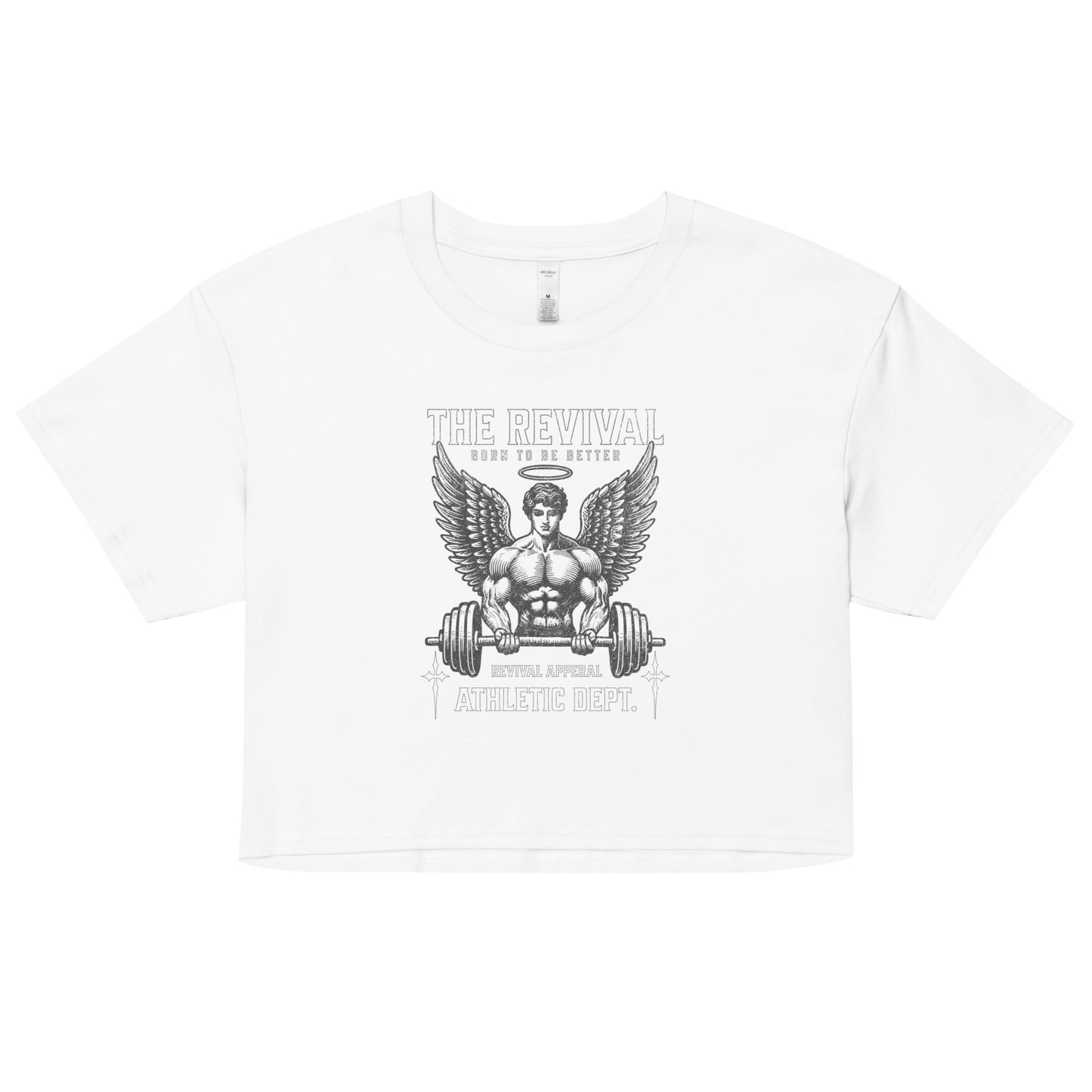 ANGELS STRENGTH CROPPED TEE