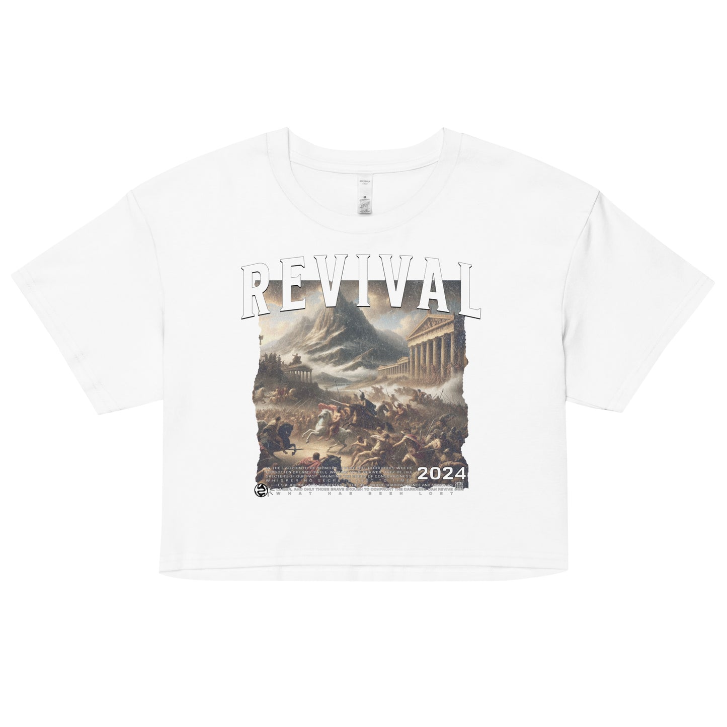 OLYMPUS CROPPED TEE