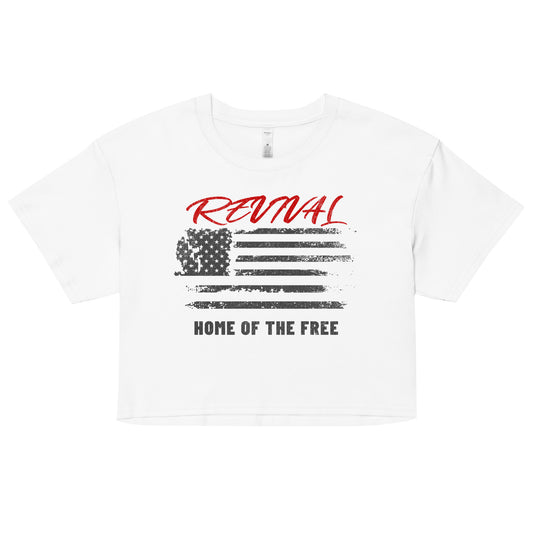 HOME OF THE REVIVAL CROPPED TEE