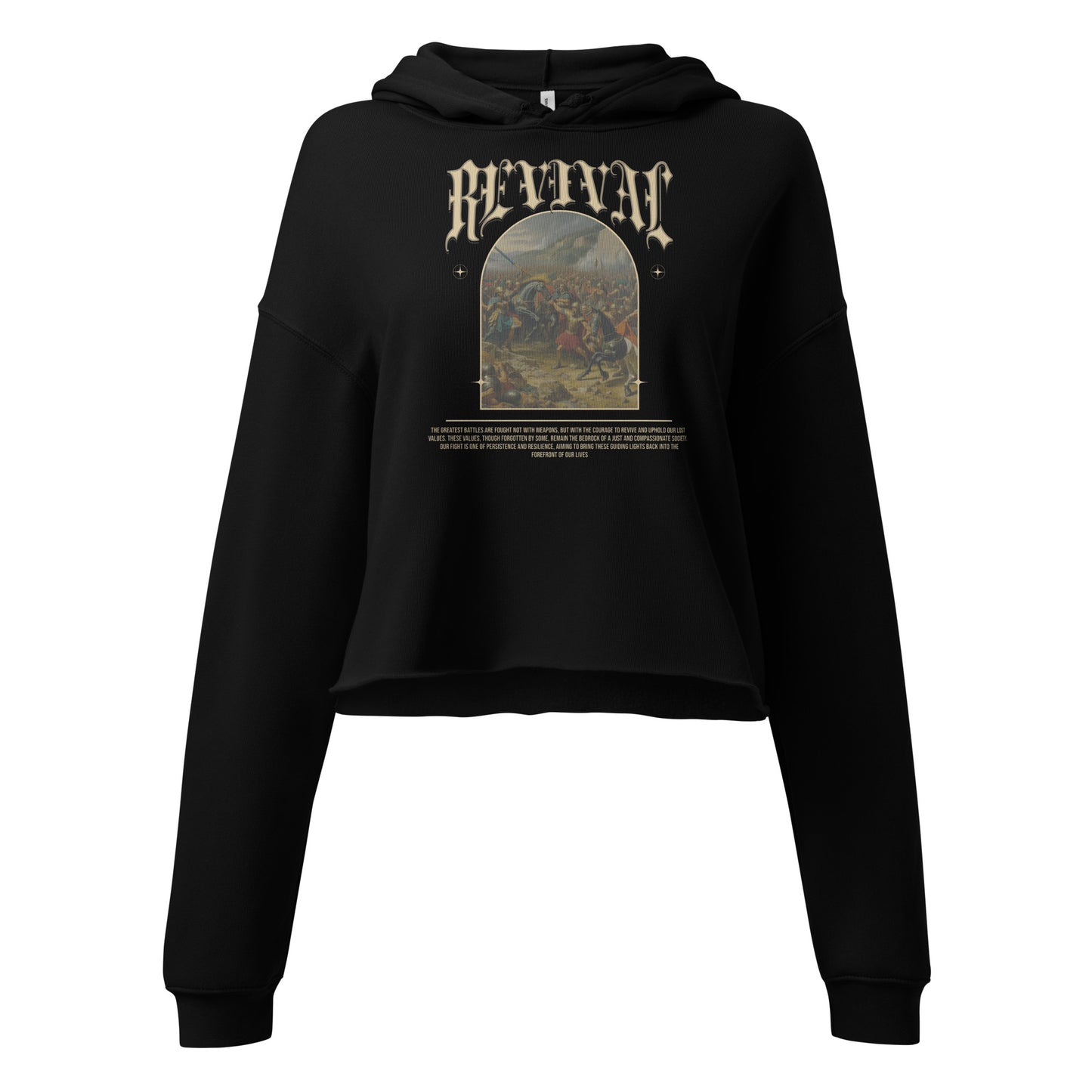 THE MYRMIDONS CROPPED HOODIE